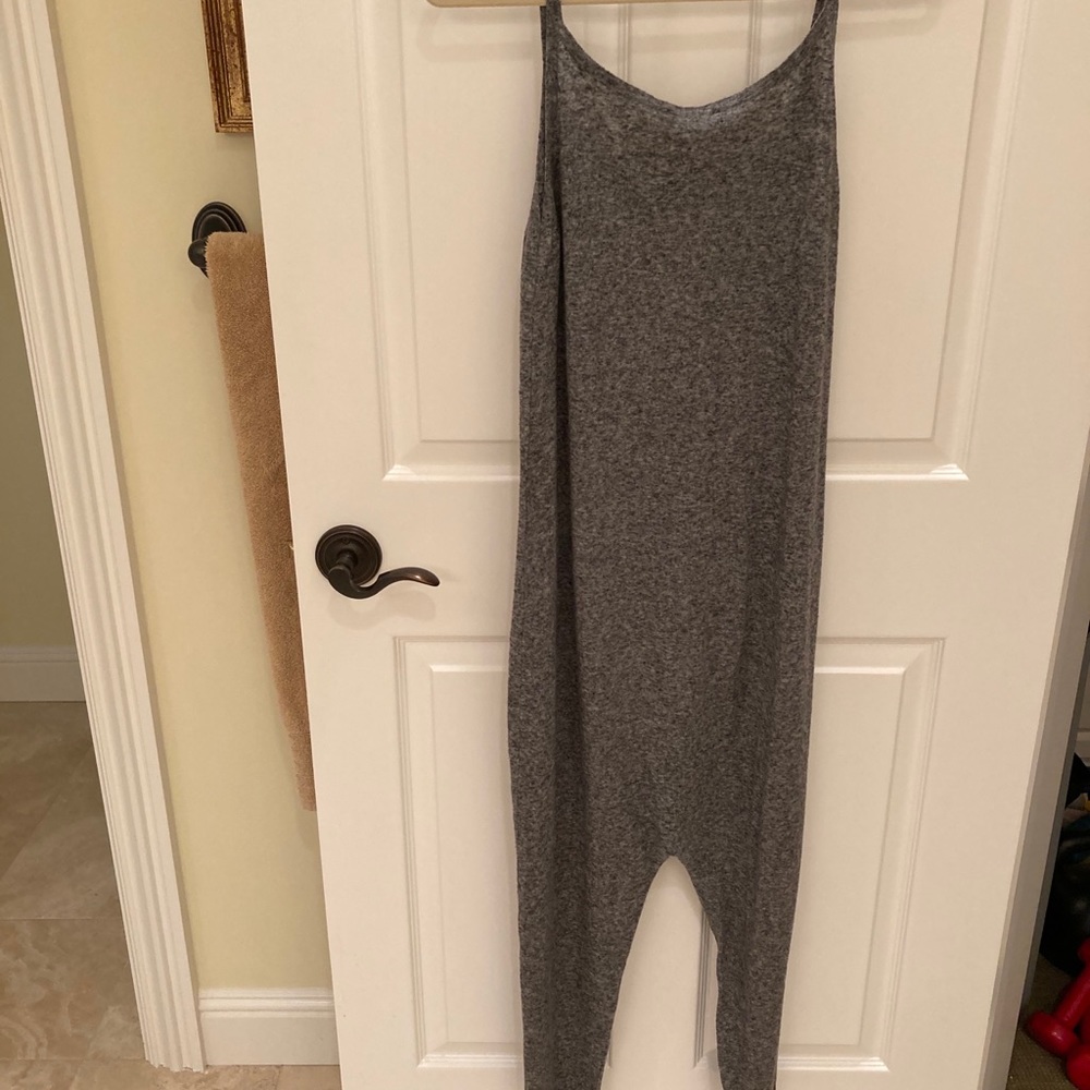 Zara Size Medium Jumpsuit- heather grey